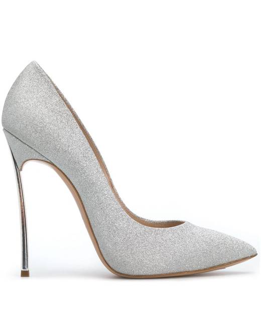 black and silver formal shoes