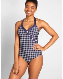 The Jodie One-Piece Swimsuit in L - Halter Vintage Inspired by ModCloth The Jodie One-Piece Swimsuit in L - Halter Vintage Inspired by ModCloth