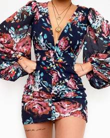 Chic me floral outlet dress