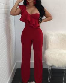 ivrose red jumpsuit