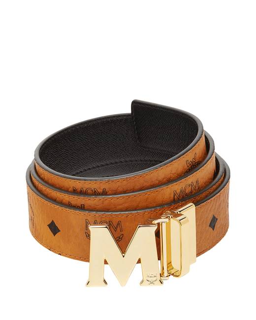 black gold mcm belt