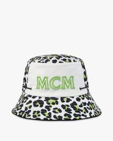 MCM Leopard Print Bucket Hat