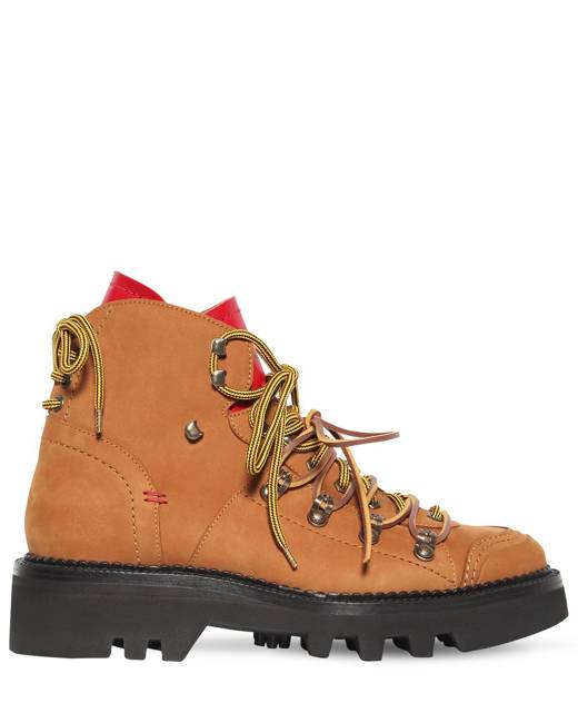 DSQUARED2 50MM NUBUCK HIKING BOOTS DSQUARED2 50MM NUBUCK HIKING BOOTS