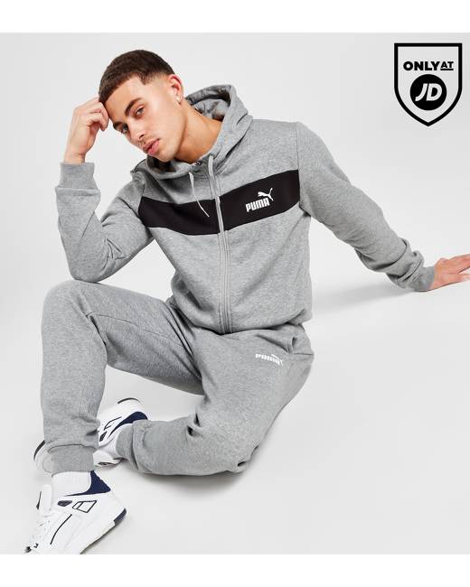 Grey store puma tracksuit