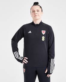 adidas Wales Tiro 23 Training Top Women's - Womens - Black