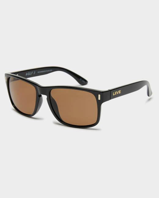 Liive Ahoy Polarized Sunglasses, Gold Tort