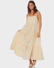 Charlie Holiday Isabelle Maxi Dress Sunset Stripe Sunset Stripe