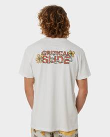 The Critical Slide Society Botanica Mens Ss Tee Vintage White The Critical Slide Society Botanica Mens Ss Tee Vintage White