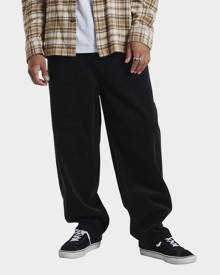 Spencer Project Wide Boy Cord Pants Washed Black