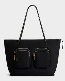 Prene Bags The Bec Bag- Large- Rebecca Judd X Prene Neoprene Tote Bag Black Gold