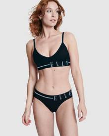 Elle Intimates Elle Headline Seamless Bikini 2 Pack - Black Beauty Black