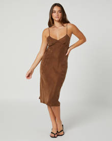 Thrills Chelsea Slip Dress Cedar Cedar