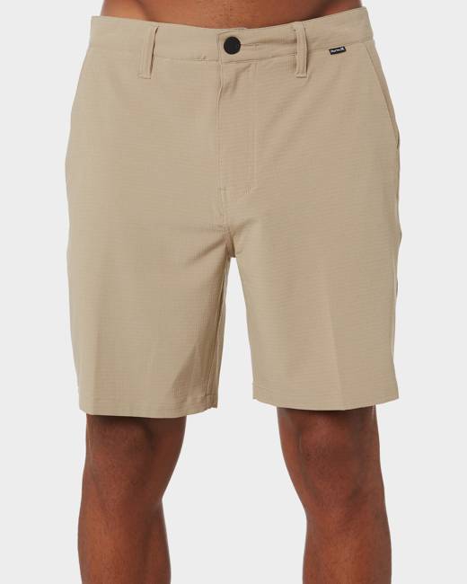 hurley khaki shorts