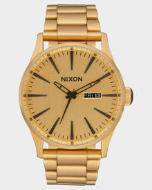 Nixon Porter Leather Watch - All Black