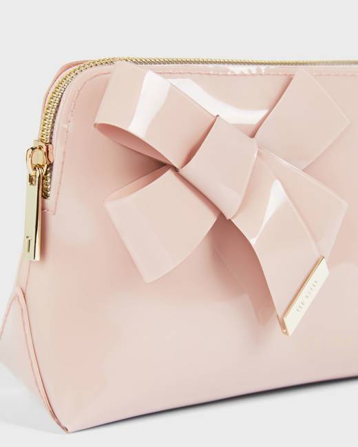 Buy Ted Baker Women Pink Solid Magnolia Flower Makeup Bag Online