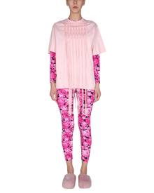 msgm t-shirt with fringes