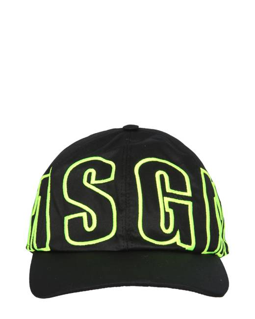 Basic But Functional in Black for Men Mens Hats MSGM Hats MSGM Ribbed Hat With Iconic Embroidered Logo 