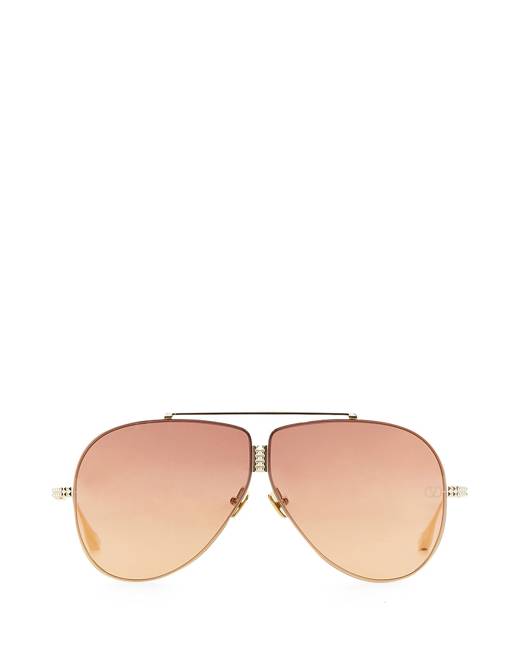 Valentino V - Romask Unisex Sunglasses - Gold