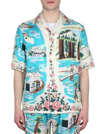 amiri hawaii print shirt