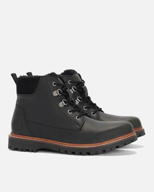 Mens black 2025 barbour boots