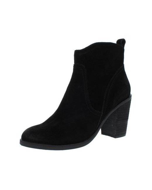 dolce vita elza suede heeled bootie