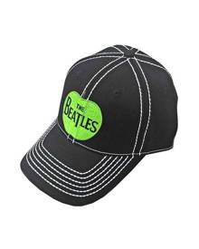 The Beatles Baseball Cap Apple Band Logo  Official  Strapback - Black