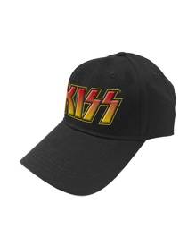 Kiss Baseball Cap Classic Band Logo  Official  Snapback - Black