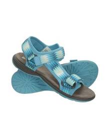 Mountain Warehouse Beach Time Womens Sandals Lightweight - Cushioning Foam - Greens Mountain Warehouse Beach Time Womens Sandals Lightweight - Cushioning Foam - Greens