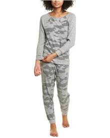 Tart Women's Sleepwear & Robes - Jogger Lounge Set - Heather Grey Camo