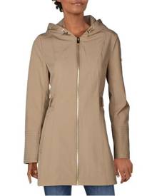 via spiga hooded soft shell coat