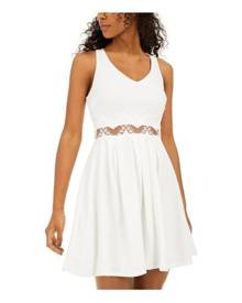 Sequin Hearts Women's Dresses Skater Dress - Color: White
