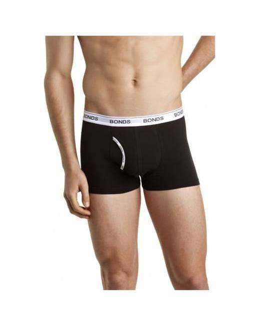 Bonds Men's Hipster Briefs 3 Pack - Black