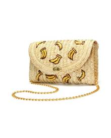 MECO Crossbody Straw Bag Womens Straw Handbag Shoulder Bag for Beach Travel and Everyday Use Gift