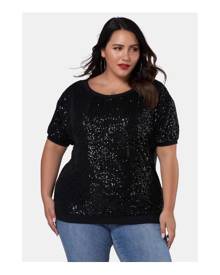 SUNDAY IN THE CITY Women's Freestyle Sequin Tee