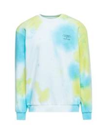 Hype Unisex Adult Tie Dye Continu8 Sweatshirt (Yellow/Blue/White) - HY6258