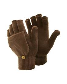 capped fingerless gloves