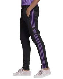 black and purple adidas tracksuit