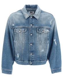 MM6 MAISON MARGIELA DISTRESSED DENIM JACKET