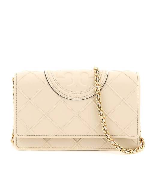 Tory Burch Crazy Pink Kira Chevron Top-Handle Satchel Bag at FORZIERI