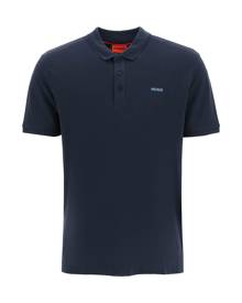 HUGO COTTON LOGO POLO SHIRT