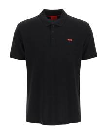 HUGO COTTON LOGO POLO SHIRT