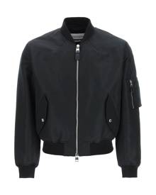 ALEXANDER MCQUEEN GRAFFITI LOGO BOMBER JACKET