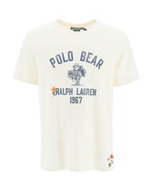 POLO RALPH LAUREN PURE COTTON EMBROIDERED PRINTED T-SHIRT