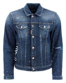 DSQUARED2 DISTRESSED DENIM DAN JACKET