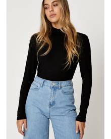 Basic High Neck Top - Ally Fashion