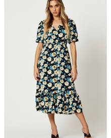 Floral Midi Dress - Ally Fashion