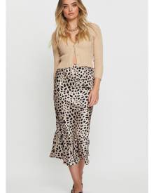 Animal Print Slip Skirt - Ally Fashion