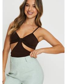 Cut Out Cami Top - Ally Fashion