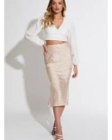 Animal Print Slip Skirt - Ally Fashion