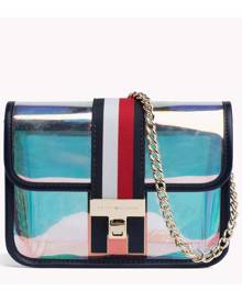 tommy hilfiger iridescent tote bag